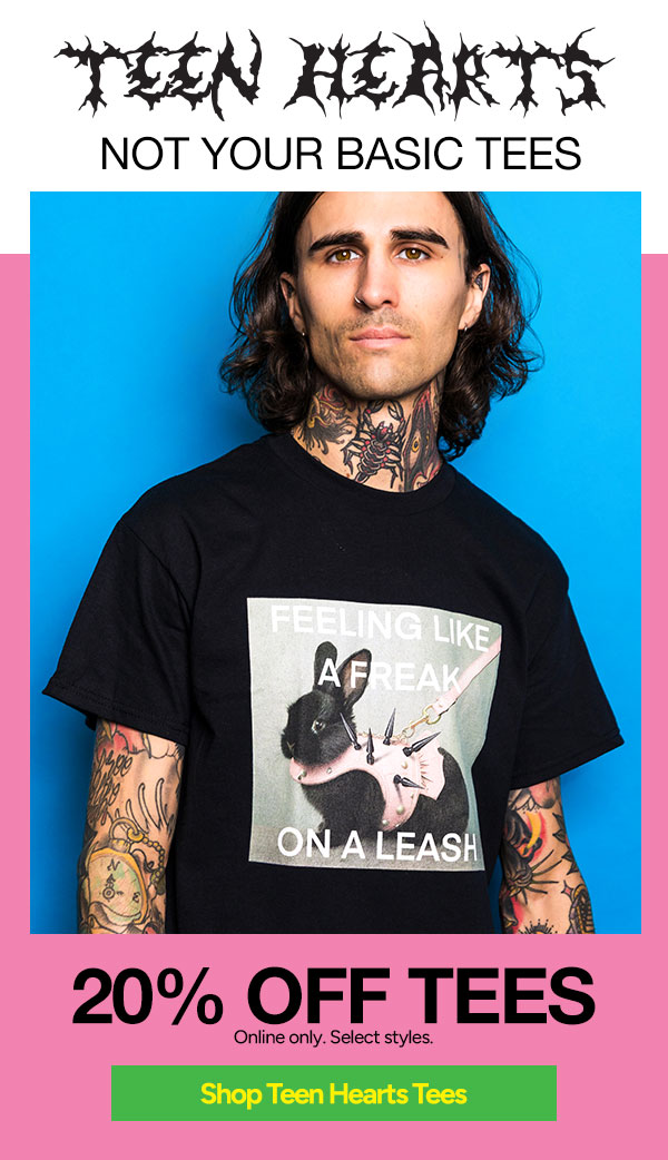 Shop Teen Hearts Tees