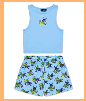 Shrek and Donkey Tank Top and Shorts Set - Shrek