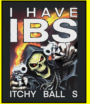 IBS Itchy Balls T Shirt