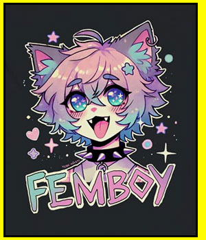 Femboy T Shirt - Teen Hearts