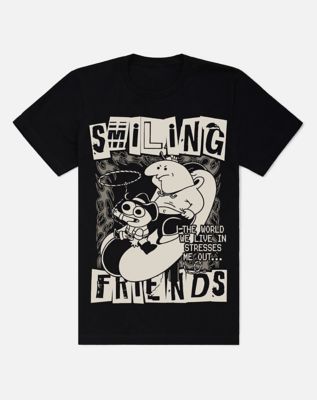 Smiling Friends Charlie and Pim Punk T Shirt