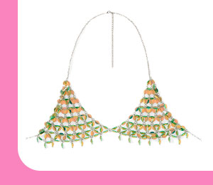 Sequin Chain Bralette