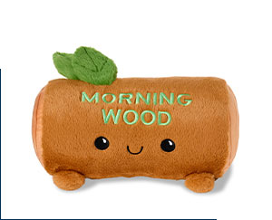 Morning Wood Plush Pillow
