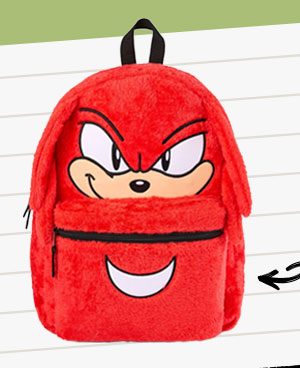 Sonic and Knuckles Reversible Backpack - Sonic the Hedgehog