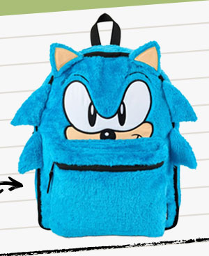 Sonic and Knuckles Reversible Backpack - Sonic the Hedgehog