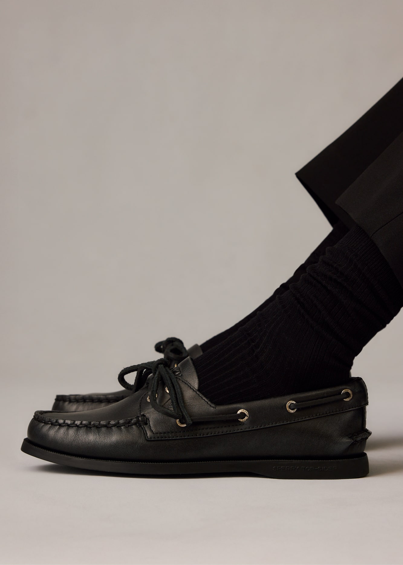 Sperry x Aritzia Authentic Original™ 2-Eye Boat Shoe in Black