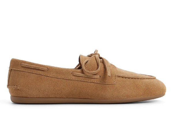 Sperry x Aritzia Slim Boat Shoe in Medium Brown