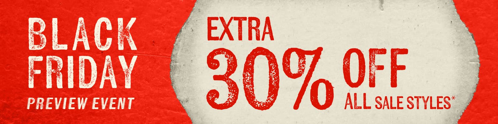 Extra 30% off all Sale Styles