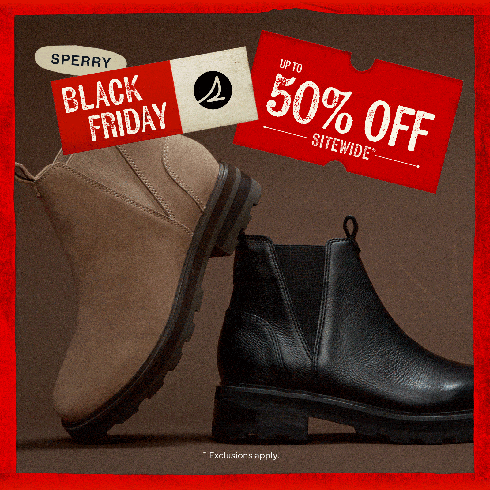 Up to 50% off Sitewide