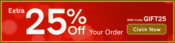 Extra 25% off your order with code GIFT25