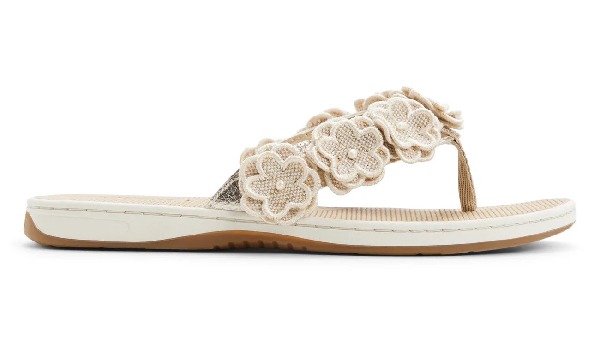 Seafish Floral Thong Sandal