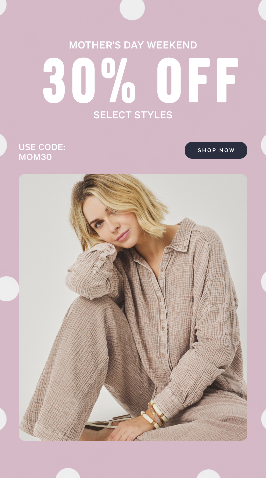 Mothers Day Weekend Sale