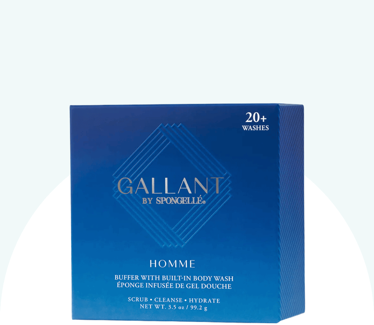 FREE MEN’S GALLANT BUFFER W/ $60+ PURCHASE | Happy Father’s Day from all of us at Spongellé! Soak in some self-care for you, while treating him to a free gift.  | EXPLORE THE GIFT
