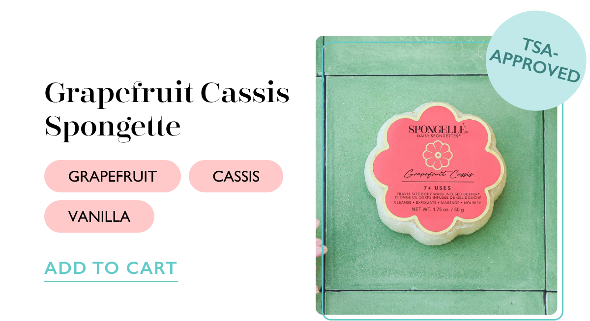Grapefruit Cassis Spongette | TSA-APPROVED | Grapefruit | Cassis | Vanilla | ADD TO CART