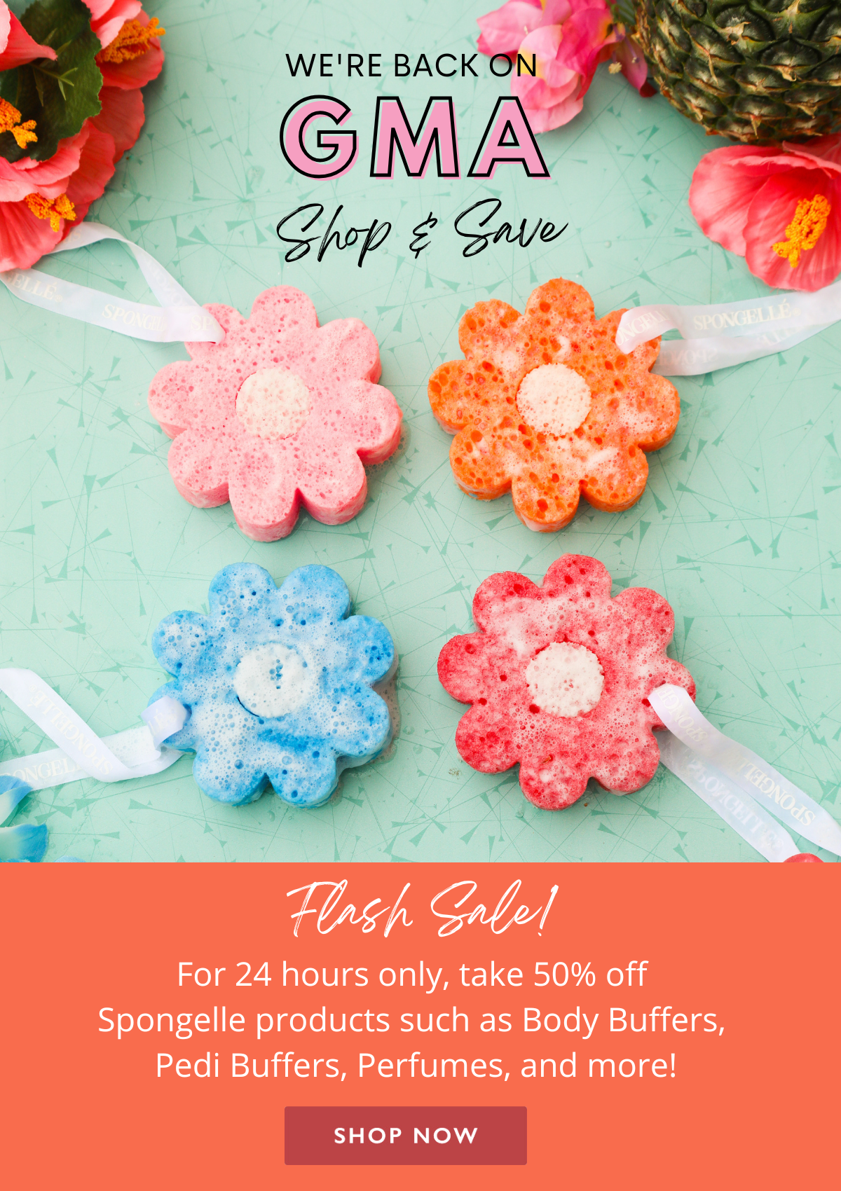 We're Back on GMA: Flash Sale!