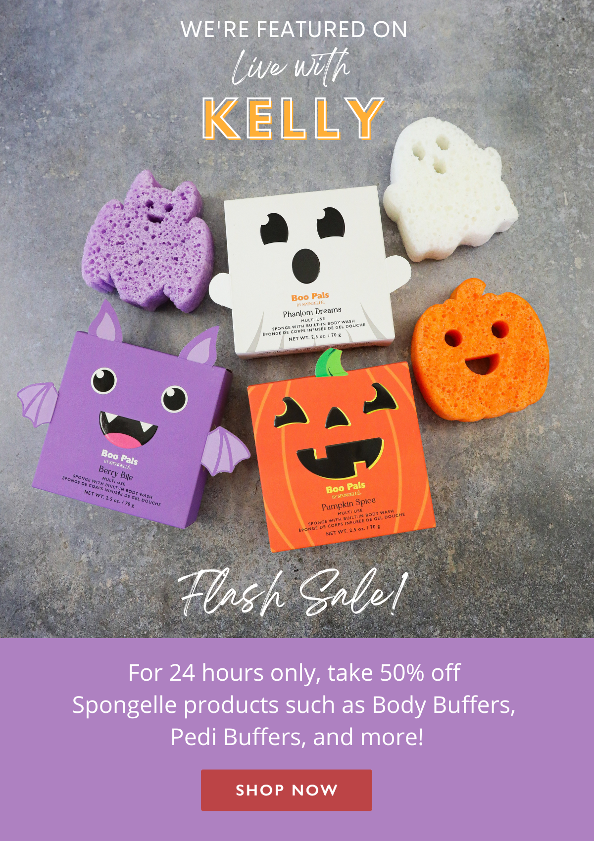 We're Back on Live with Kelly: Flash Sale!