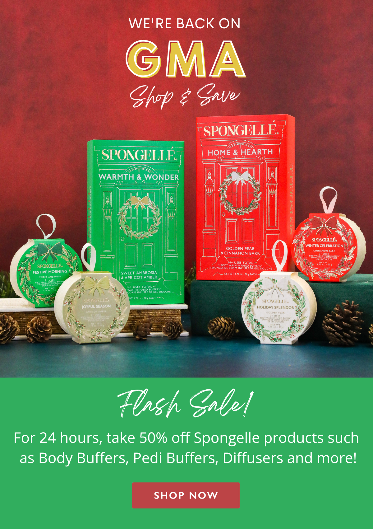We're Back on GMA: Flash Sale!