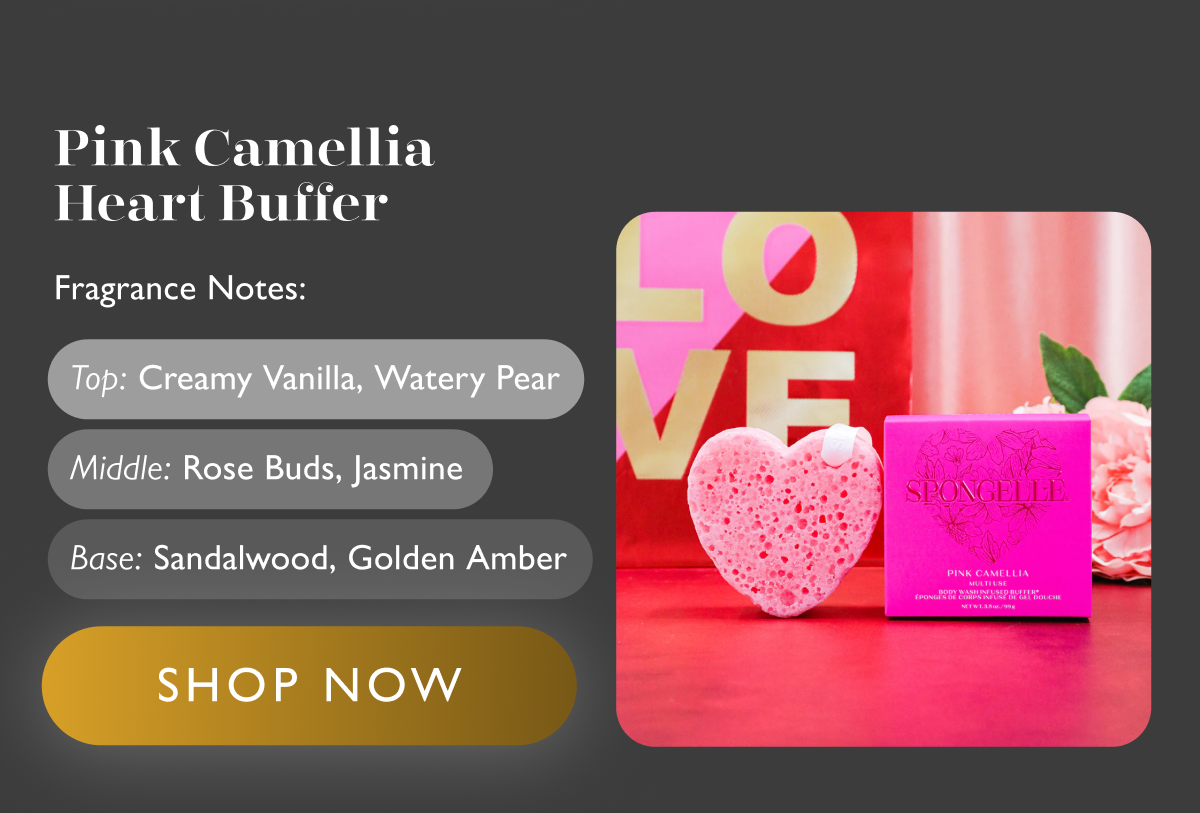Pink Camellia Heart Buffer Pink Camellia Heart Buffer