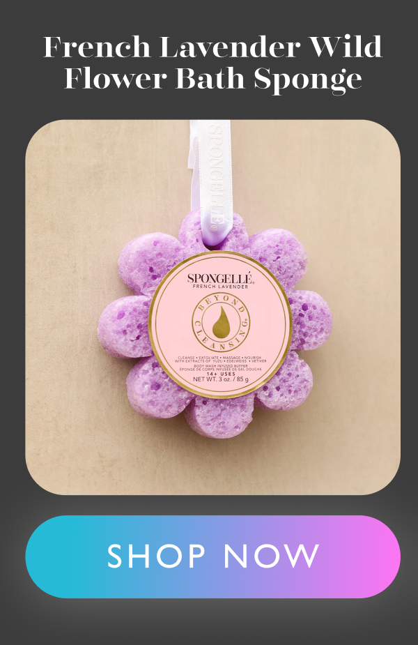 French Lavender Wild Flower Bath Sponge