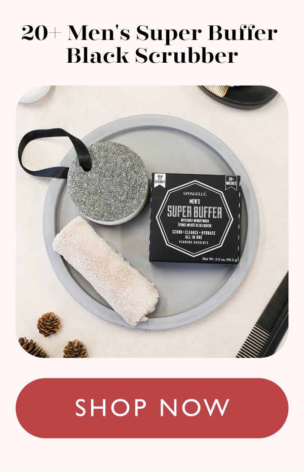 20+ Men's Super Buffer  Black Scrubber