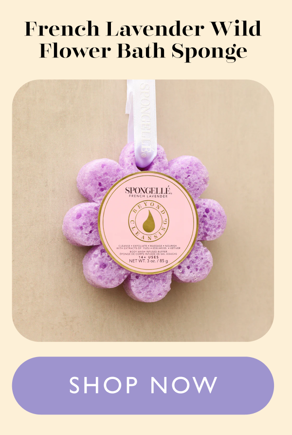 French Lavender Wild Flower Bath Sponge