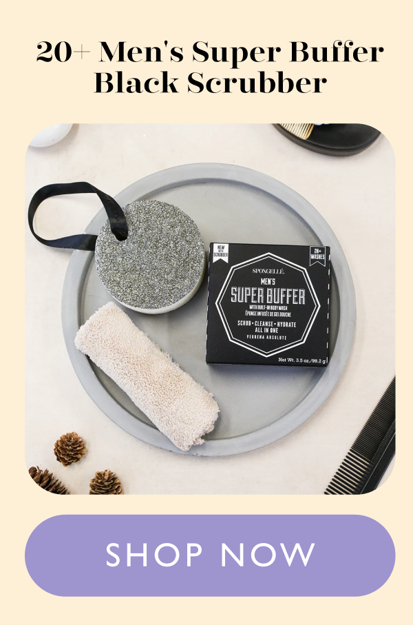20+ Men's Super Buffer Black Scrubber