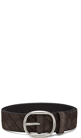 Brown Intrecciato Belt