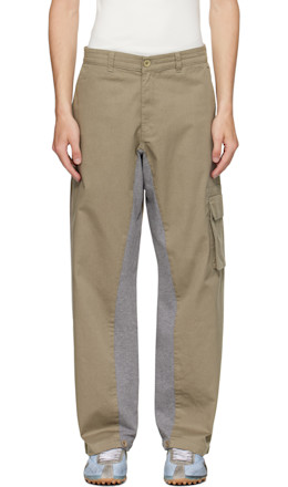 Taupe & Gray Adam Cargo Pants