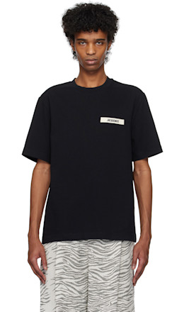 Black Les Classiques 'The Gros Grain' T-shirt - JACQUEMUS