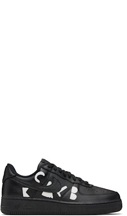 Black Nike Edition Air Force 1 Low Retro SP Sneakers - Black Comme des Garçons