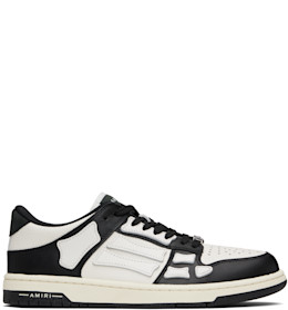 Black & White Skel Top Low Sneakers - AMIRI