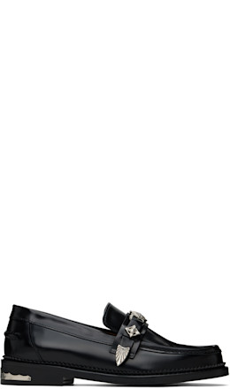 Black Metal Loafers - Toga Virilis