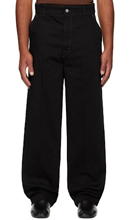 Black Maxi Barrel Workwear Jeans