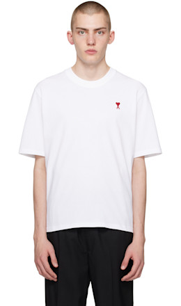 White Ami de Cœur T-Shirt - AMI Paris
