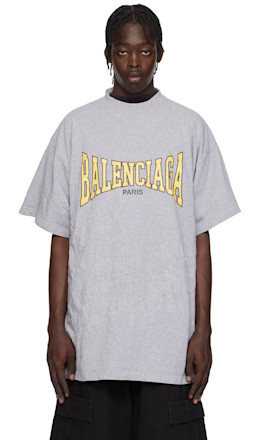 Gray 'Balenciaga Boxing' T-shirt - Balenciaga