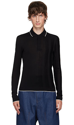 Black 'Le polo Tricot' Polo - JACQUEMUS