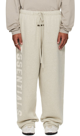 Beige Lounge Fleece Sweatpants - Fear of God ESSENTIALS
