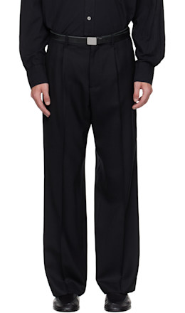 Black Borrowed Chino Trousers - OUR LEGACY