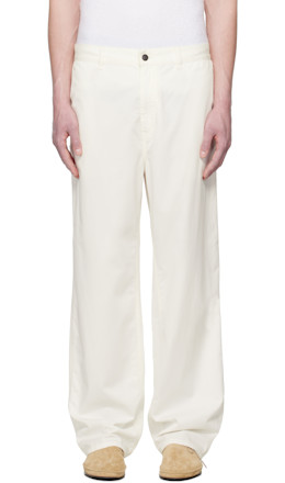 White Sankuro Trousers - The Row