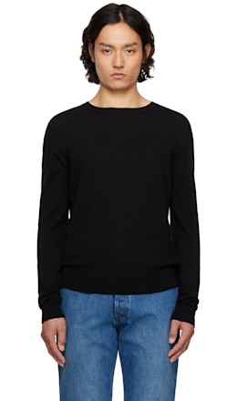 Black Rowley Sweater - The Row