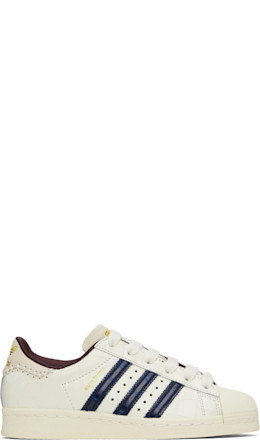 White adidas Originals Edition Superstar Sneakers - Wales Bonner