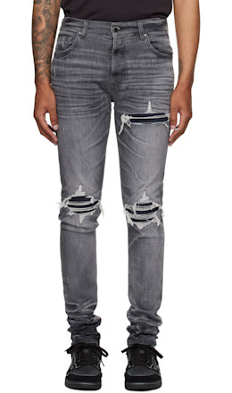 Gray Suede MX1 Jeans - AMIRI