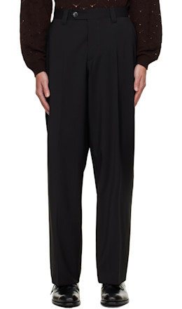 Black Study Trousers