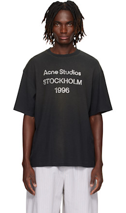 Black Logo T-shirt - Acne Studios