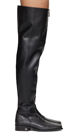 SSENSE Exclusive Black Adem Overknee Boots - GmbH