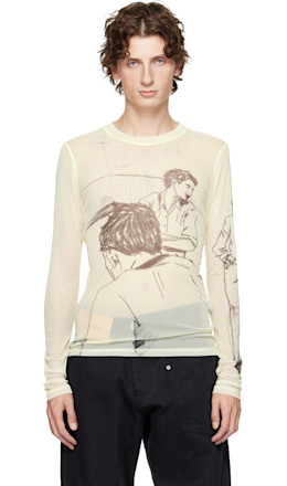 Off-White Long Sleeve Underpinning T-shirt