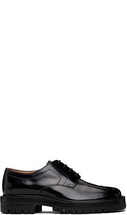 Black Tabi Lace-Up Derbys - Maison Margiela