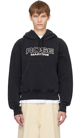 Black Shrunken Hoodie - Martine Rose