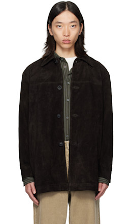 Brown Car Suede Coat - COOR