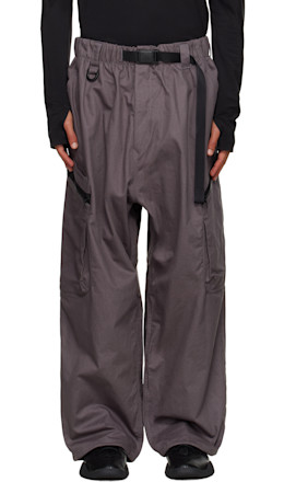 Gray Twill Cargo Pants - Y-3